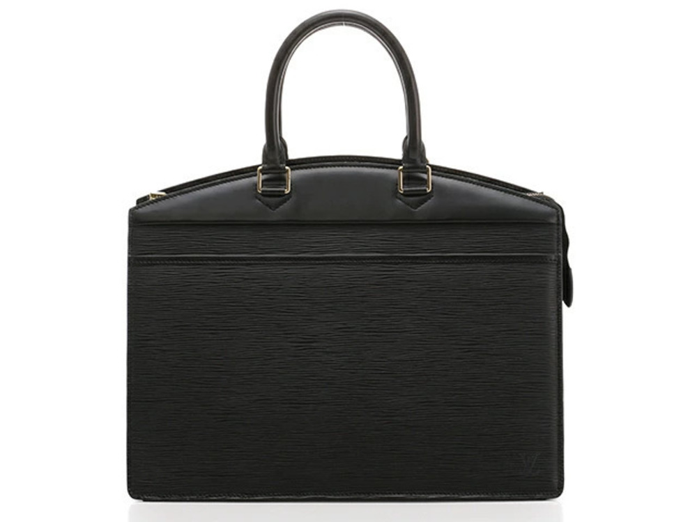 LOUIS VUITTON Riviera Handbag Epi Leather Noir Black